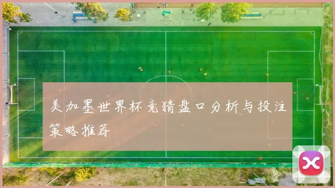 美加墨世界杯竞猜盘口分析与投注策略推荐